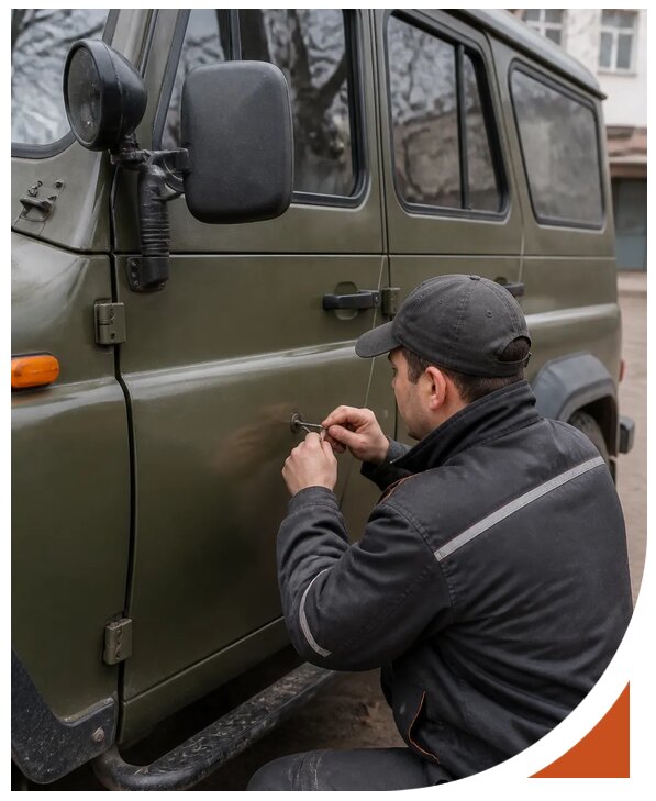 Профессиональное вскрытие автомобиля УАЗ без повреждений в Видном